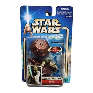 Star Wars Attack Of The Clones Yoda Jedi Master 2" Action Figure (Hasbro, 2002)